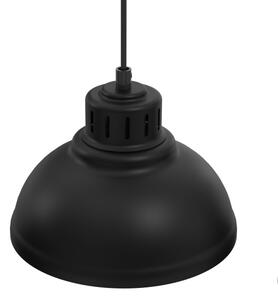Lampadario a sospensione con filo SVEN 5xE27/15W/230V nero/oro