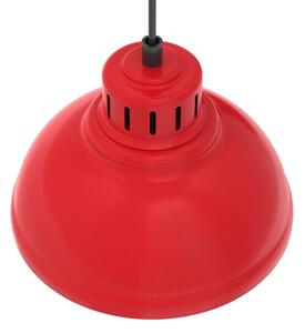 Lampadario a sospensione con filo SVEN 2xE27/15W/230V rosso
