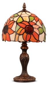 Brilagi - Lampada da tavolo Tiffany in vetro colorato SUNFLOWER 1xE27/60W/230V