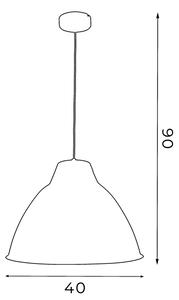 Lampadario SKAL 1xE27/60W/230V