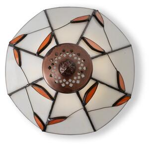Brilagi - Lampada da tavolo Tiffany in vetro colorato FOLIA 1xE27/60W/230V