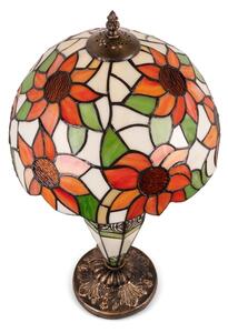 Brilagi - lampada da tavolo Tiffany a vetri colorati SUNFLOWER 1xE27/60W/230V + 1xE14/40W