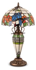 Brilagi - Lampada da tavolo in vetro Tiffany JUNGLE 1xE27/60W/230V + 1xE14/40W