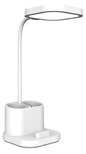 Lampada da tavolo a LED dimmerabile con ricarica con supporto e power bank LED/5W/5V 2400mAh