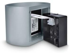 Brilagi - Applique a LED da esterno RONDO LED/6W/230V grigio IP54