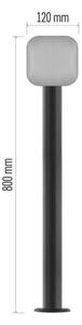 Lampada flessibile per esterni NIKA LED/12,5W/230V IP44 80 cm