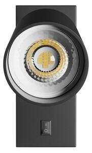 Faretto da parete SQUALLA VARIOSA 1xGU10/10W/230V nero