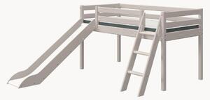 Letto medio per bambini in legno con scala inclinata Classic