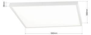 Orion - Plafoniera LED dimmerabile DISC LED/46W/230V 2700/3000/4000K 59x59 cm bianca