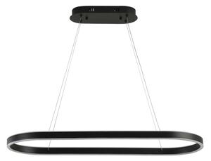 Brilagi - Lampada a sospensione LED su cavo PONDIE LED/43W/230V 80x30 cm nero
