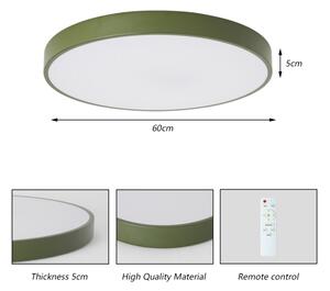 Brilagi - Plafoniera LED dimmerabile POOL LED/60W/230V 3000-6000K 60 cm verde + telecomando