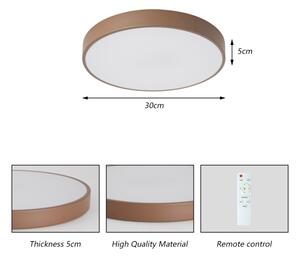 Brilagi - plafoniera LED dimmerabile POOL LED/36W/230V 3000-6000K 30 cm marrone+telecomando