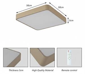 Brilagi - Plafoniera LED POOL LED/48W/230V 3000/4000/6000K 50x50 cm beige