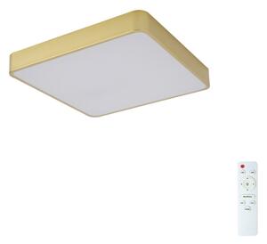 Brilagi-LED Plafoniera dimmerabile POOL LED/36W/230V 3000-6000K 40x40 cm dorata + telecomando incluso