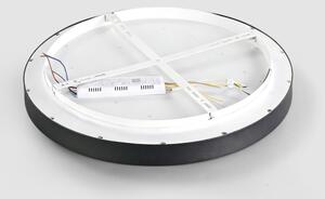 Brilagi - Lampada LED dimmerabile GLASS POOL DOUBLE LED/48W/230V 40 cm nera + telecomando