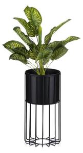 Vaso da fiori in metallo LOFT 42x20 cm nero