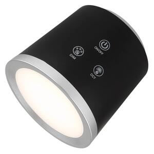 Globo 58454B - Lampada da tavolo LED dimmerabile touch MEEYA LED/6W/3,7V nera