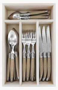 Set di 24 posate fatte a mano lucide Debutant, 6 persone