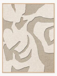 Arte da parete acustica Soft Embrace con cornice in legno