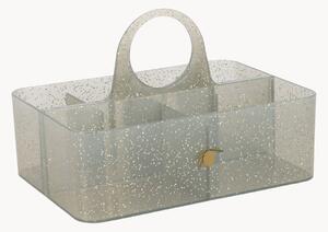 Organizer portaoggetti con glitter Lemon