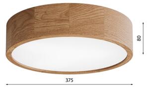Plafoniera da bagno CLEO 3xE27/24W/230V IP54 diametro 37,5 cm quercia