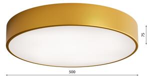 Plafoniera da bagno CLEO 4xE27/24W/230V diametro 50 cm oro IP54