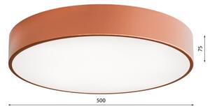 Plafoniera da bagno CLEO 4xE27/24W/230V diametro 50 cm rame IP54