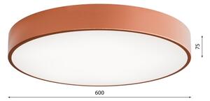 Plafoniera da soffitto con sensore CLEO 5xE27/24W/230V, diametro 60 cm, finitura in rame