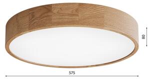 Plafoniera CLEO 5xE27/24W/230V diametro 57,5 cm quercia