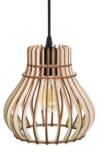 Lampadario su corda BARREL 1xE27/24W/230V diametro 20 cm