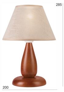Lampada da tavolo PERA 1xE27/60W/230V marrone/faggio
