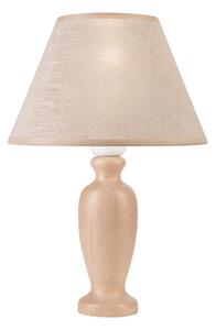 Lampada da tavolo AMFORA 1xE27/60W/230V beige/faggio