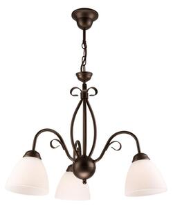 Lampadario a sospensione con catena ADELLE 3xE27/60W/230V