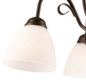 Lampadario a sospensione con catena ADELLE 3xE27/60W/230V