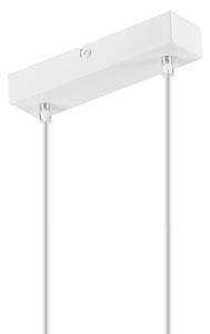 Lampadario a cavo SIMON 2xE27/60W/230V bianco/rovere