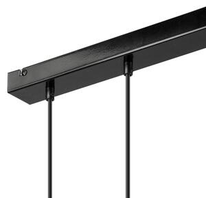 Lampadario a cavo SIMON 3xE27/60W/230V nero