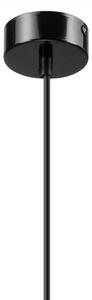 Lampadario a cavo SIMON 1xE27/60W/230V nero/rovere