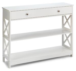 Tavolo Consolle Con Cassetto - 3 Ripiani, Stile Industriale, Per Ingresso O Soggiorno - Foto 11