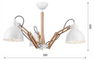Plafoniera MARCELLO 3xE27/60W/230V da soffitto