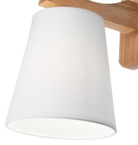 Applique ANDREA 1xE27/60W/230V quercia/bianco