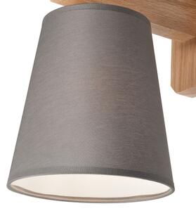 Applique ANDREA 1xE27/60W/230V quercia/grigio