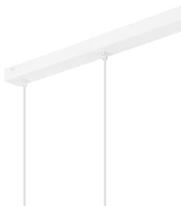 Lampadario a sospensione con filo NICO 3xE27/60W/230V bianco