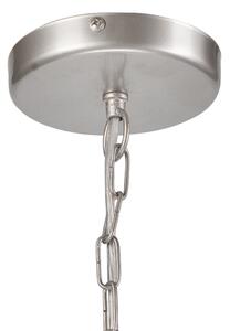 Lampadario su catena ORLANDO 8xE27/60W/230V argento