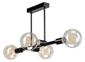 Lampadario su palo ASTRID 4xE27/60W/230V nero