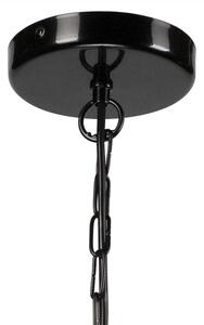 Lampadario a catena ORLANDO 4xE27/60W/230V nero