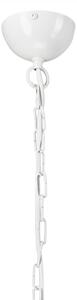 Lampadario a catena 10xE27/60W/230V bianco