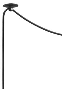 Lampadario a sospensione con filo INA 1xE27/42W/230V nero