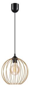 Lampadario a sospensione con filo ZOYA 1xE27/60W/230V ottone