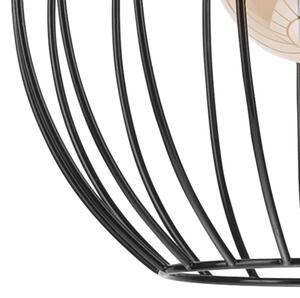 Lampadario a sospensione con filo ZOYA 1xE27/60W/230V nero