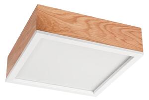 Plafoniera OAK SQUARE 2xE27/15W/230V 31x31 cm quercia/bianco